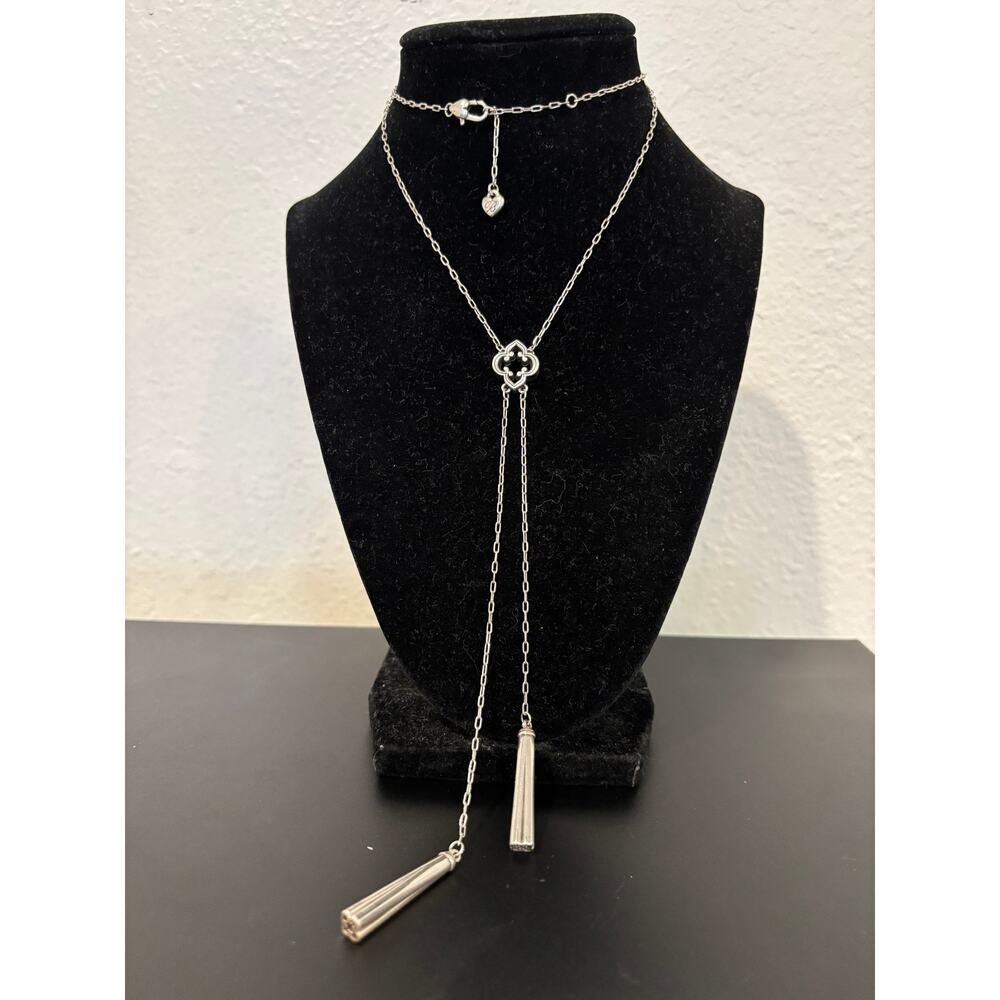 Brighton Toledo Alto Silver - Plated Lariat Necklace - Picture 2 of 6
